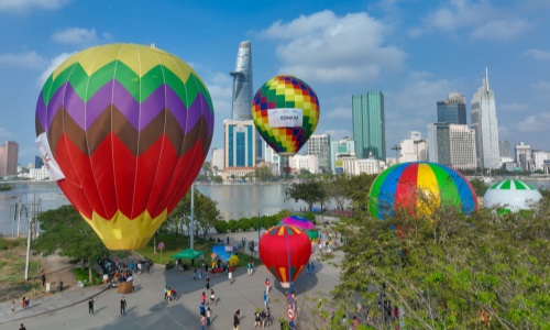 Ngày hội Khinh khí cầu diễn ra từ ngày 5 đến 11-12-2022 tại TP. Hồ Chí Minh